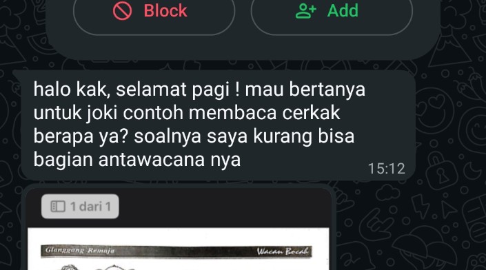 kubuatkan's tweet photo. 506. Joki ajar suara membaca cerkak https://t.co/9HRQ2haJTm