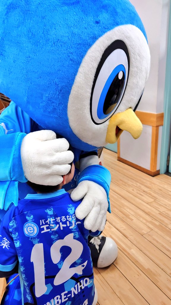 初対面です #Jリーグマスコットぬいぐるみお茶会