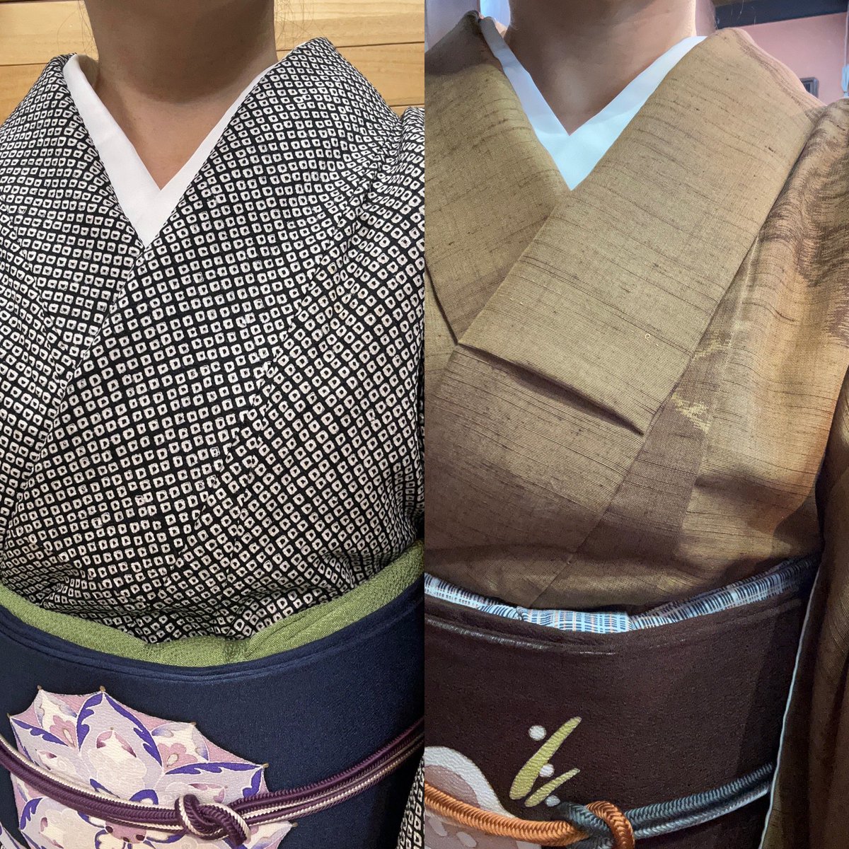 白瀧呉服店の３人展コーディネート

#着物コーディネート
#着物好き