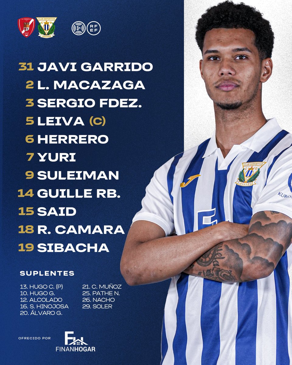 CanteraPepinera's tweet photo. ⚪️🔵 El XI del 𝐿𝑒𝑔𝑎 𝐵 🆚 @AdTorrejoncf. 

#VamosLega ▽ https://t.co/7i7I07EIUJ