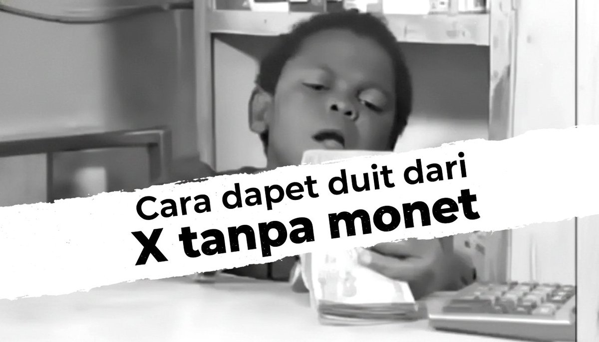 Cara Dapet Uang di X Tanpa Monetisasi

Monetisasi X itu prosesnya lama.
Tapi kalian bisa dapet uang bahkan sebelum monet aktif guys, sambil berjalan lah intinya mah. 

Caranya?
Manfaatin platform pihak ketiga.
Dan kalau kalian mau belajar, dunia kripto itu ladangnya.

Kripto