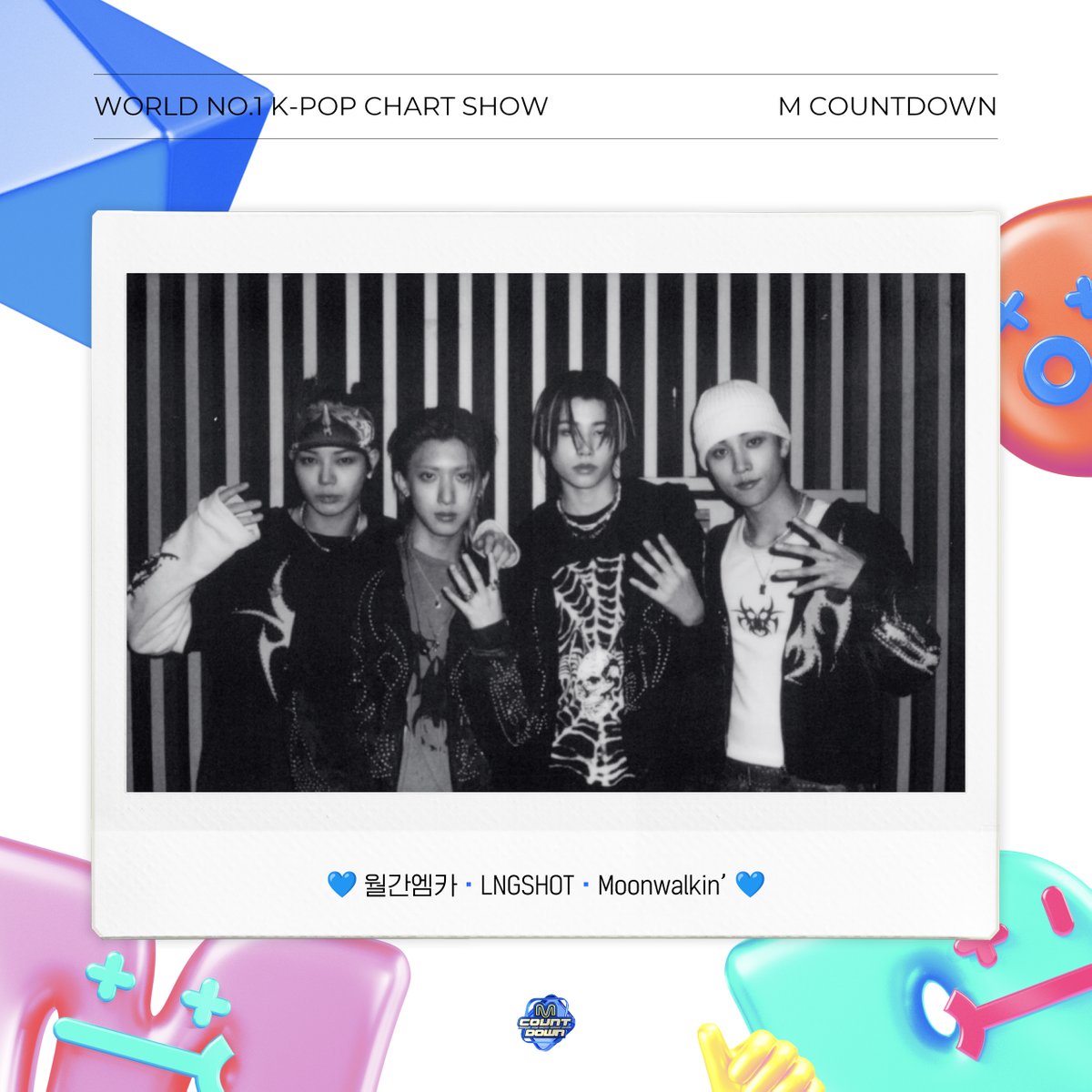 MnetMcountdown's tweet image. 🗓️ 월간 엠카 1월호

M COUNTDOWN with LNGSHOT
2월호도 기대해 주세요(๑•᎑&amp;lt;๑)ｰ☆

#월간엠카 #월간엠카_1월호 
#MCOUNTDOWN #LNGSHOT
