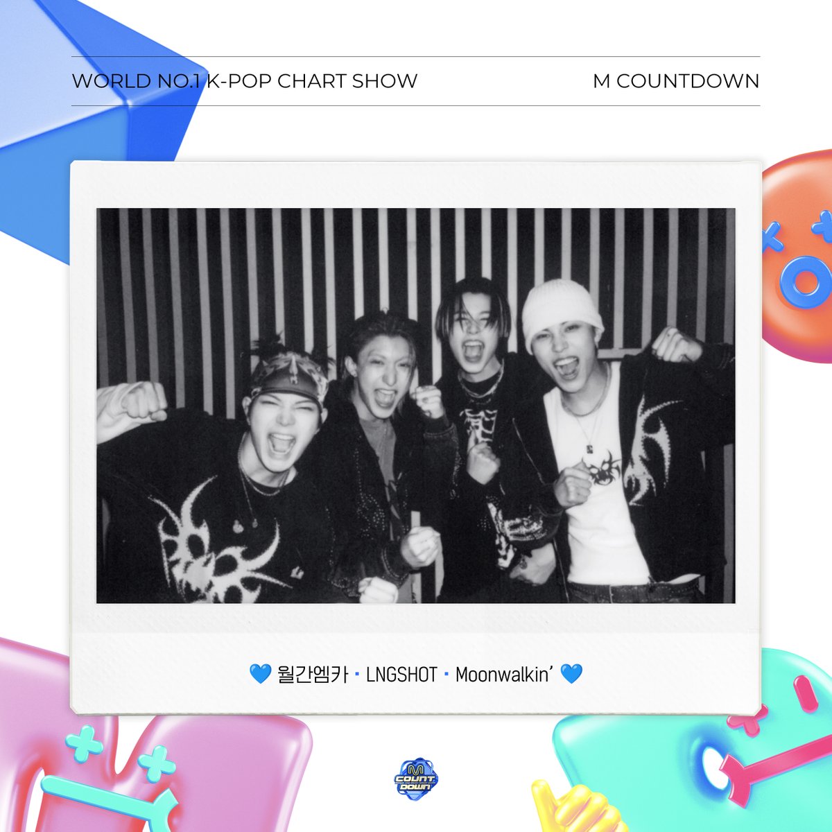 MnetMcountdown's tweet image. 🗓️ 월간 엠카 1월호

M COUNTDOWN with LNGSHOT
2월호도 기대해 주세요(๑•᎑&amp;lt;๑)ｰ☆

#월간엠카 #월간엠카_1월호 
#MCOUNTDOWN #LNGSHOT