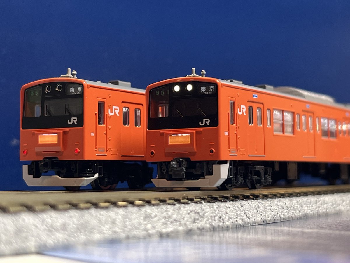 (TN化・室内灯付)TOMIX 201系ウグイス 6両セット TN化・室内灯付)TOMIX 201系ウグイス 6両セット