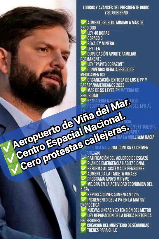 PatricioBa57's tweet image. Gracias a Dios tuvimos al mejor presidente q merecíamos, especialmente los q menos tienen,  y si se gasto fue en reformas y  normas q los favorecieron,  y q hoy les dan una vida un poquito mas digna, jubilados, trabajadores, dueñas de casas, gracias @GabrielBoric 2030 por tanto.