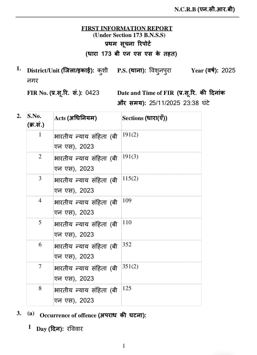 <a href="/Uppolice/">UP POLICE</a> <a href="/dgpup/">DGP UP</a> <a href="/kushinagarpol/">Kushinagar Police</a> <a href="/dm_kushinagar/">DM Kushinagar</a>  <a href="/adgzonegkr/">ADG ZONE Gorakhpur</a>