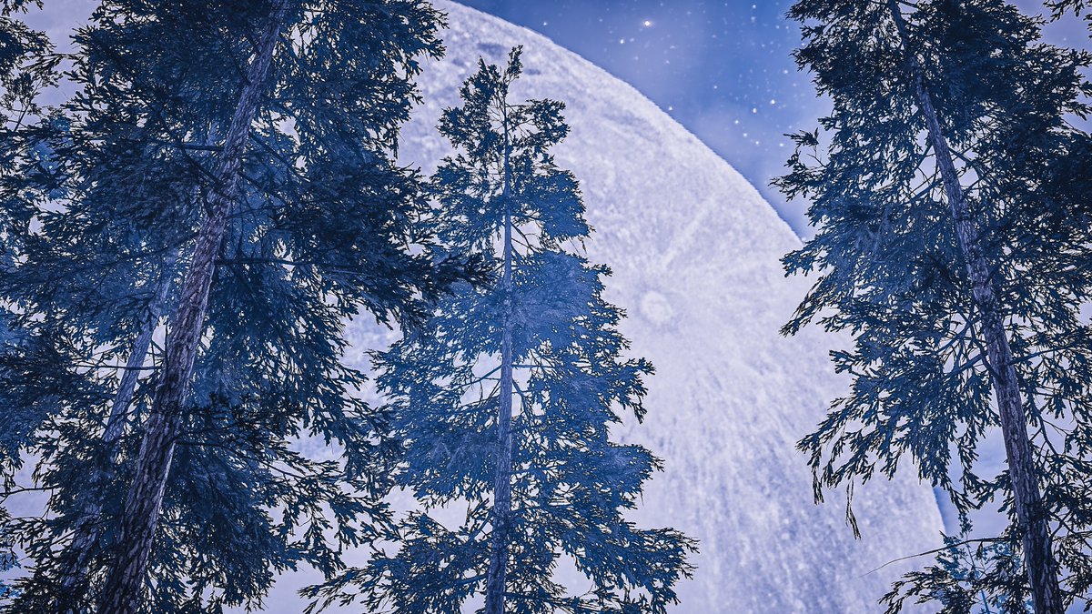 Neomance's tweet photo. Moonlight Illuminates The Dark Forest
月明かりが暗い森を照らす

World : Dark Pond
Author : Rusty Beans

World URL :
https://t.co/dqYRNtwI56

#VRChat_world紹介 #Neo写真 https://t.co/jyYpHvqevC