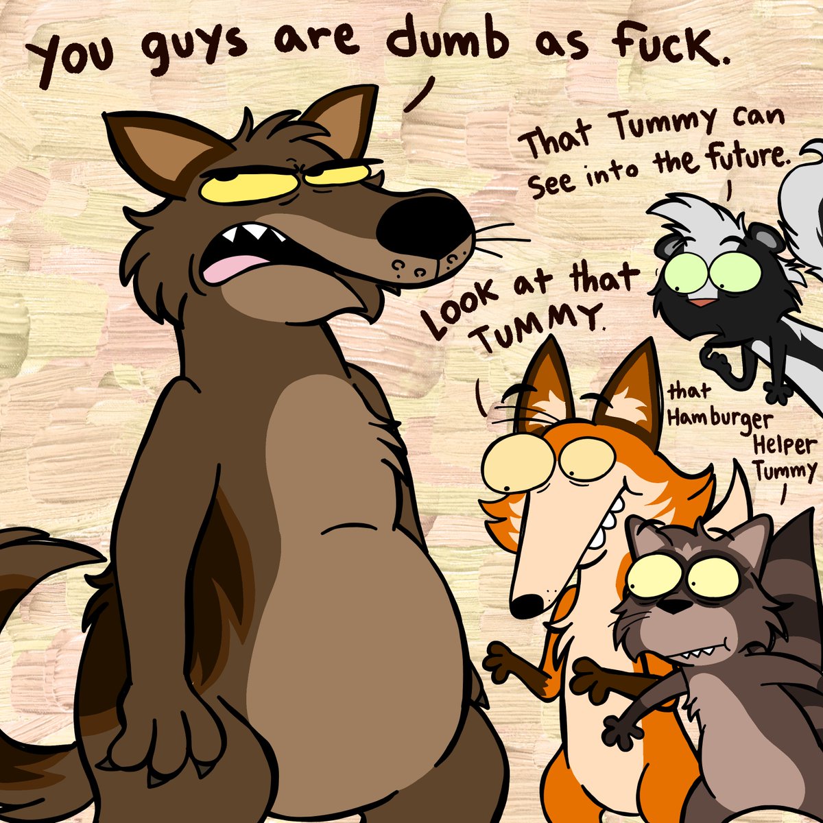 macho_199's tweet image. Wolf tummy