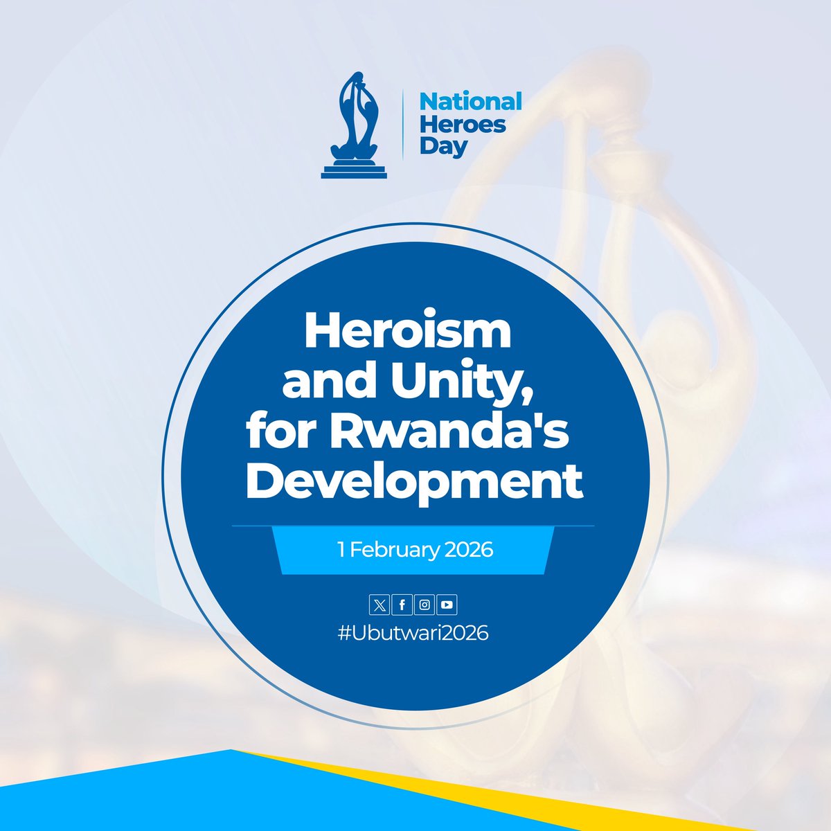 RTB_Rwanda's tweet photo. The Management and Staff of Rwanda TVET Board wish all Rwandans a happy National Heroes Day, as we celebrate the spirit of heroism and unity that continues to drive Rwanda’s development.

#ubutwari2026 https://t.co/CJRZqU3BPP