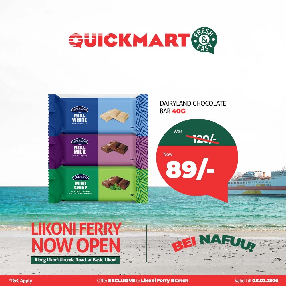 curtiske6's tweet image. Whether you’re heading to work or back home, convenient shopping near Likoni Ferry keeps your day flowing smoothly without slowing you down. #QuickmartLikoniFerry #FreshAndEasy
