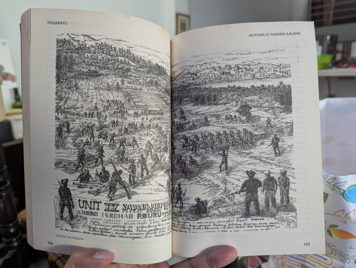 1965setiaphari's tweet image. RIP Leo Mulyono, seniman dan penyintas 1965 yang dibuang ke Pulau Buru.  🙏🙏🙏

Pak Leo adalah pelukis yang membuat ilustrasi sketsa untuk memoar Tedjabayu, Mutiara di Padang Ilalang yang kebetulan baru kemarin kami post. 😭