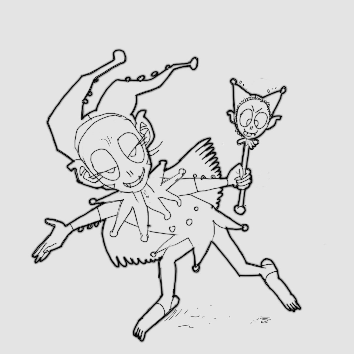 grouperad's tweet photo. Just watched the morbid zoo's Gollum video essay. Have a weird little jester #LordOfTheRings https://t.co/pz5qE3KYZf