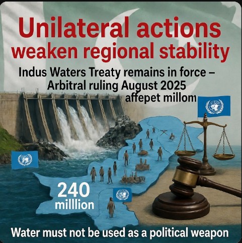 Mekaal111's tweet photo. An August 2025 arbitral ruling reaffirmed:
👉 The Treaty remains fully in force
👉 No party has the right to suspend it unilaterally... https://t.co/EdIEysFWcz