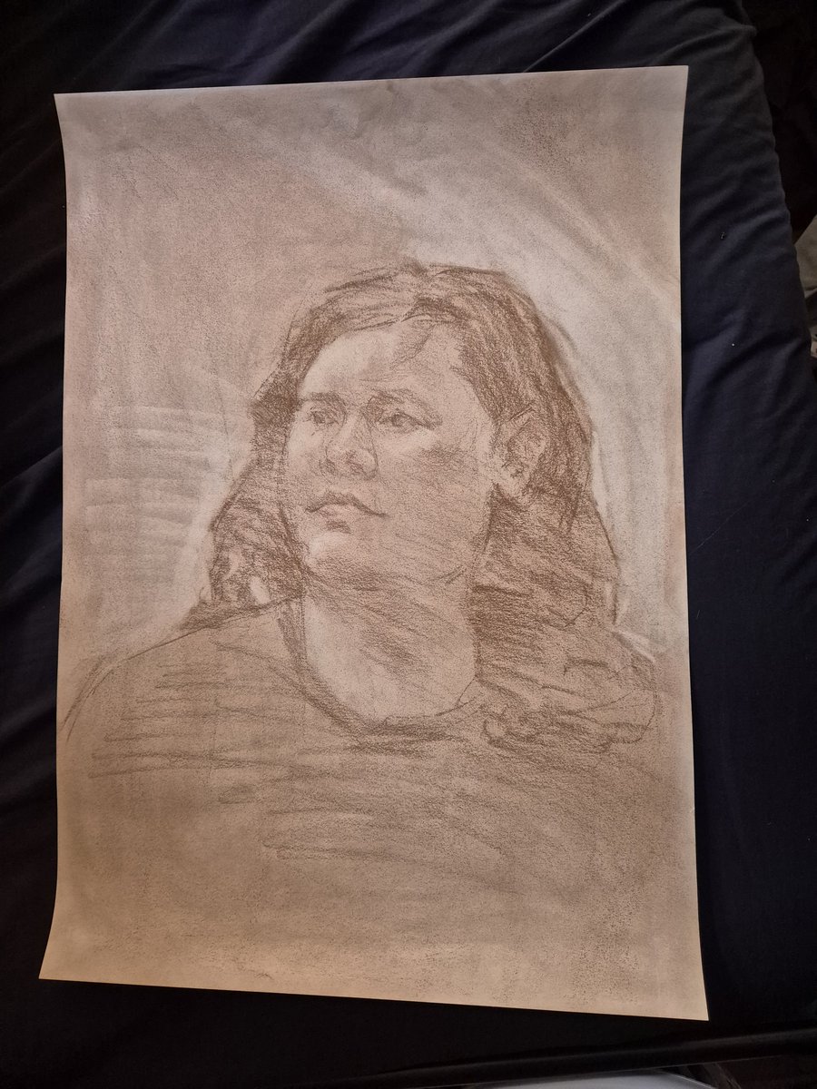 Artist got me looking like an introspective maori aunty, I think that's why it's the best image of me ever