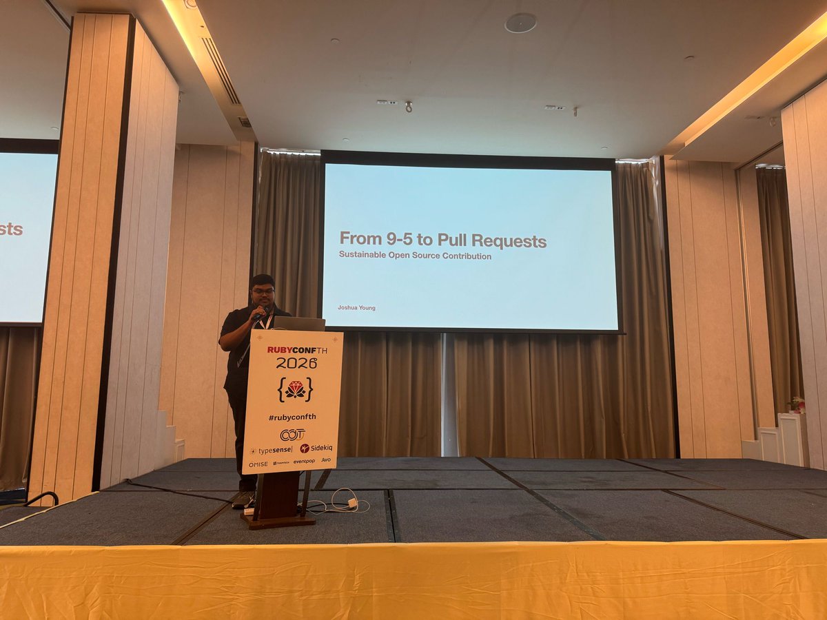 RubyConf Thailand tweet media