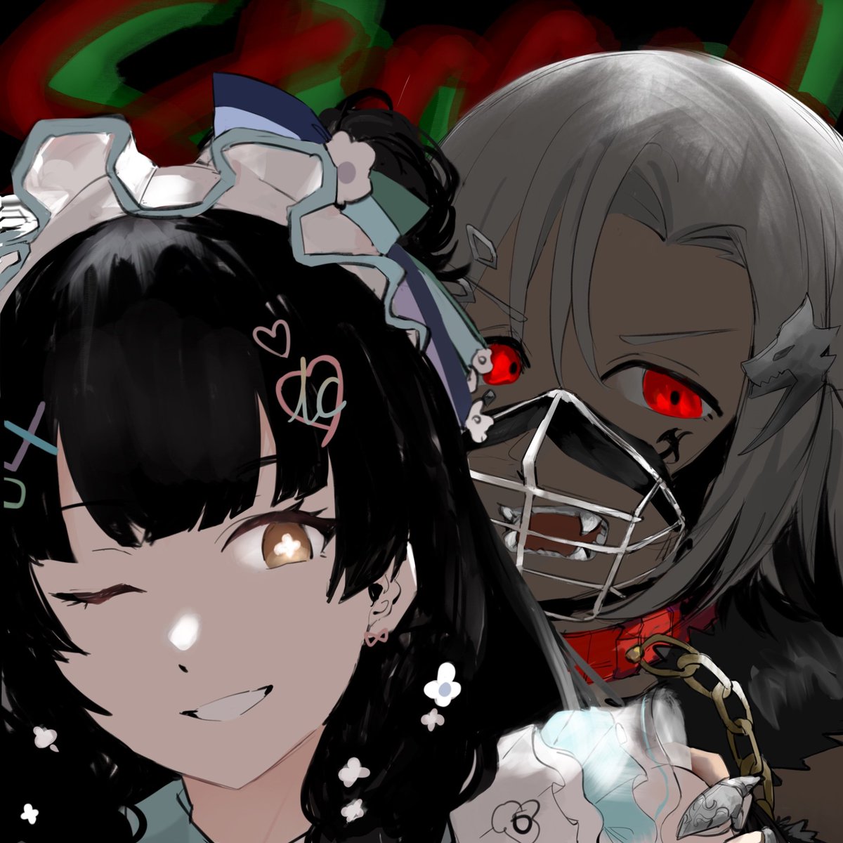 狼注意
#芹沢あさひ
#黛冬優子
#シャニマス