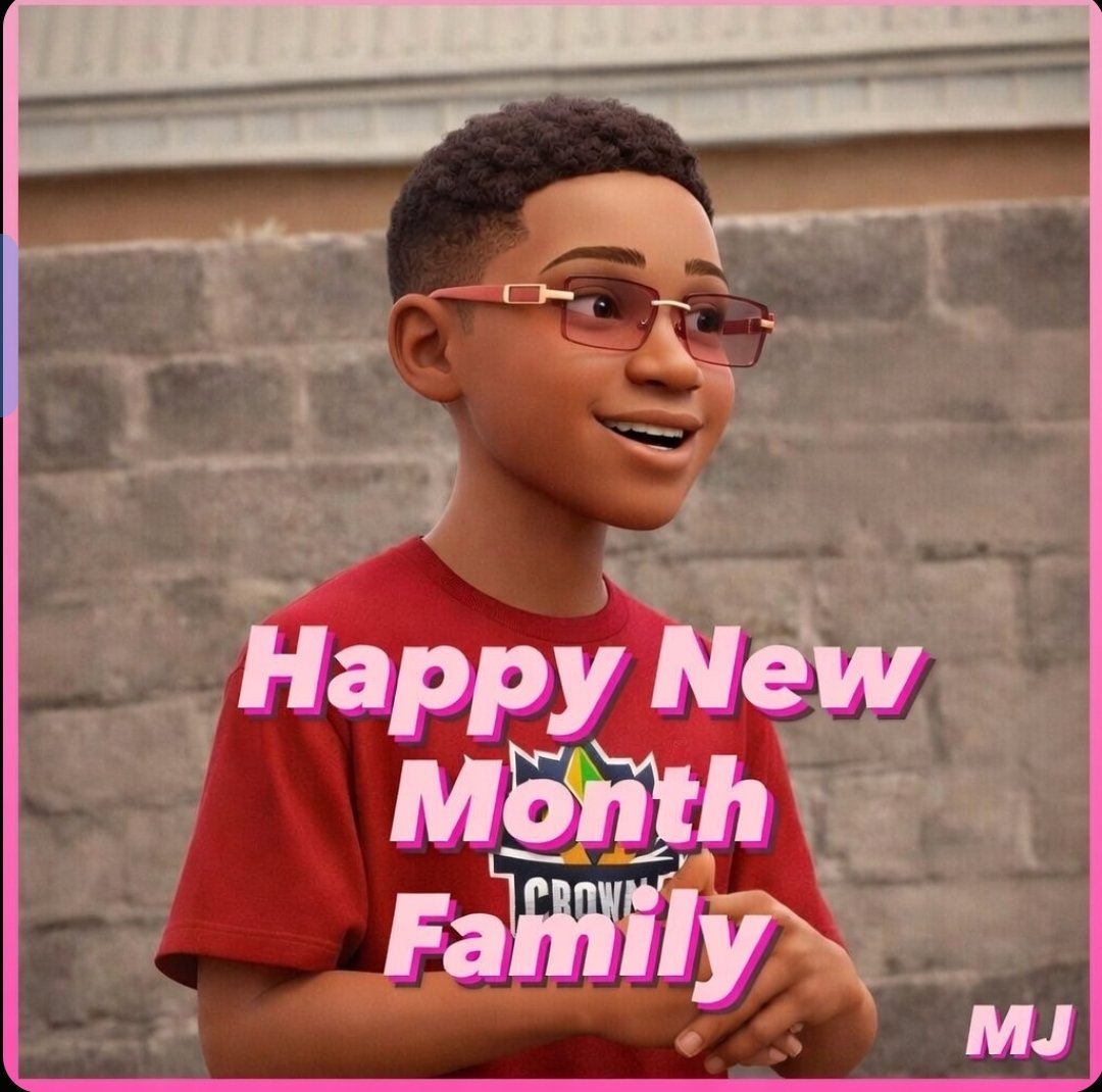 Gm Fam 🤗
Happy New month, 🥳
Welcome family to a blank canvas bursting with untapped potential, new opportunities, and the chance to rise stronger than ever before. Step forward with unbreakable focus, chase your goals relentlessly, and watch how your consistency takes actions