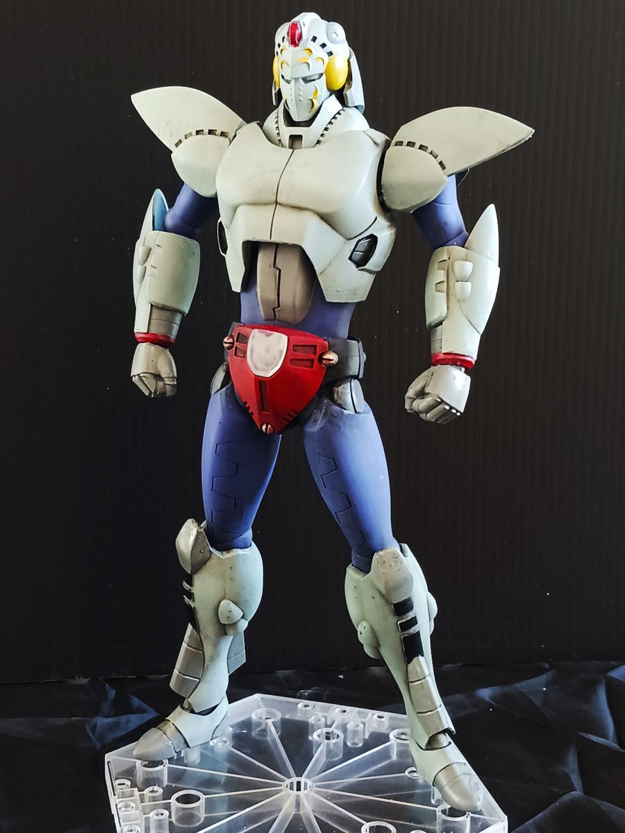 MefTeam's tweet photo. 【ワンフェス2026冬 告知】
プラレス3四郎（コミック）
【新作】「エル・ウラカンII」完成見本です
・￥15,000
・3Dプリントキット
・1/2スケール/全高約200mm
ＭＥＦ＆チーム・ストライク！ 
ブース番号「5-19-14」
何卒よろしくお願いいたします！ 
 #ワンフェス2026冬 #wf2026w #牛次郎 #神矢みのる https://t.co/0nK70DRRM5