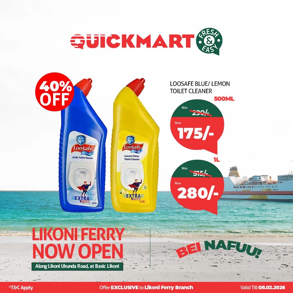 curtiske6's tweet image. Likoni Ferry hustle deserves shopping that keeps up. Fresh options and easy access help you grab what you need without interrupting your daily flow. #QuickmartLikoniFerry #FreshAndEasy