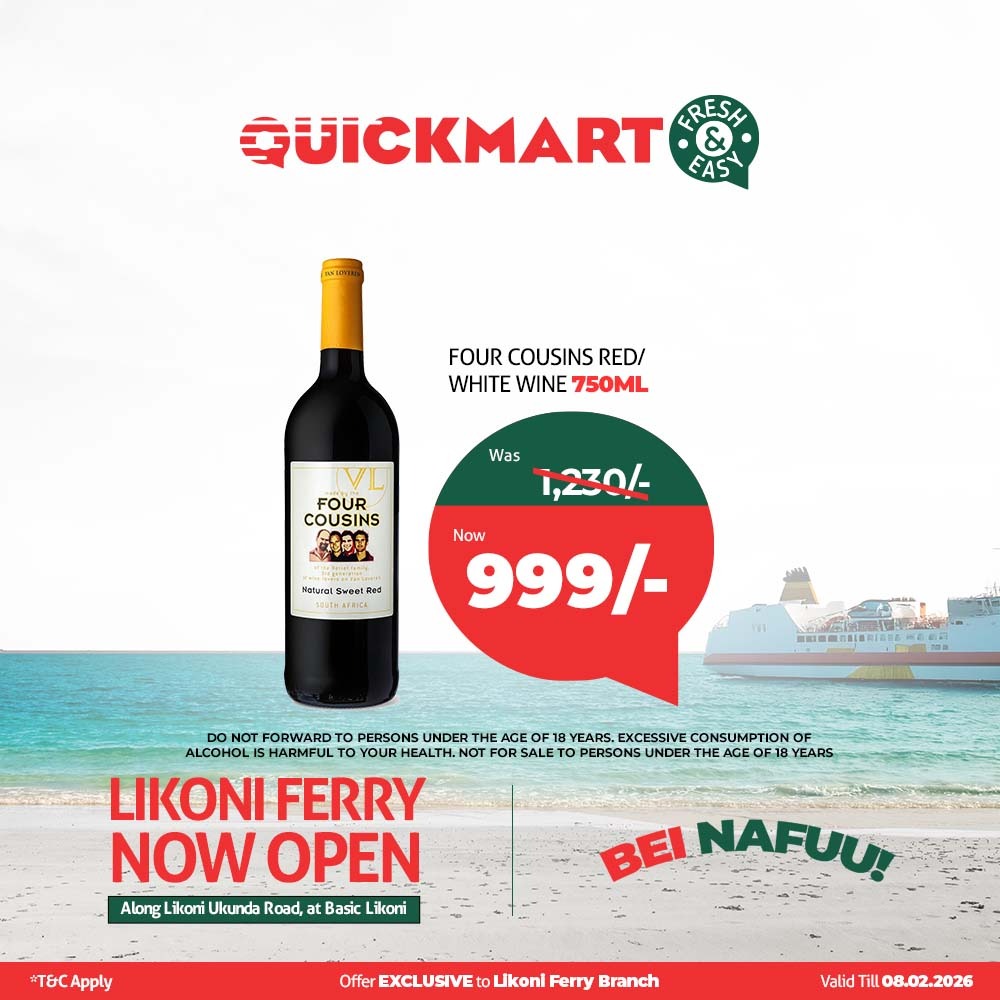 curtiske6's tweet image. Likoni Ferry hustle deserves shopping that keeps up. Fresh options and easy access help you grab what you need without interrupting your daily flow. #QuickmartLikoniFerry #FreshAndEasy