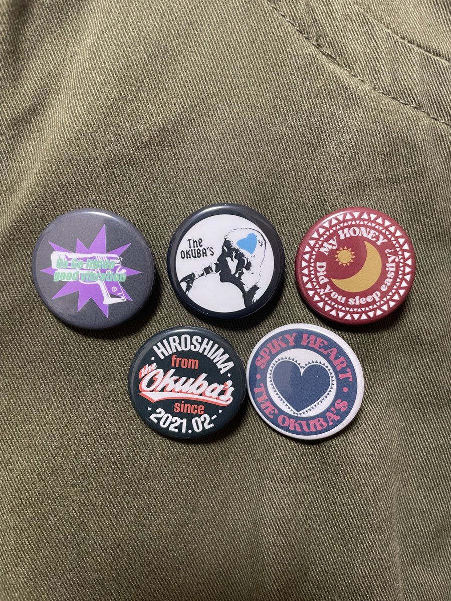 ♦︎缶バッジセット ♦︎レコード型カラビナ 在庫復活！