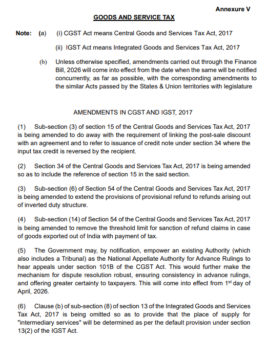 BimalGST's tweet photo. 🟥🔥GST CHANGES in BUDGET 2026-27