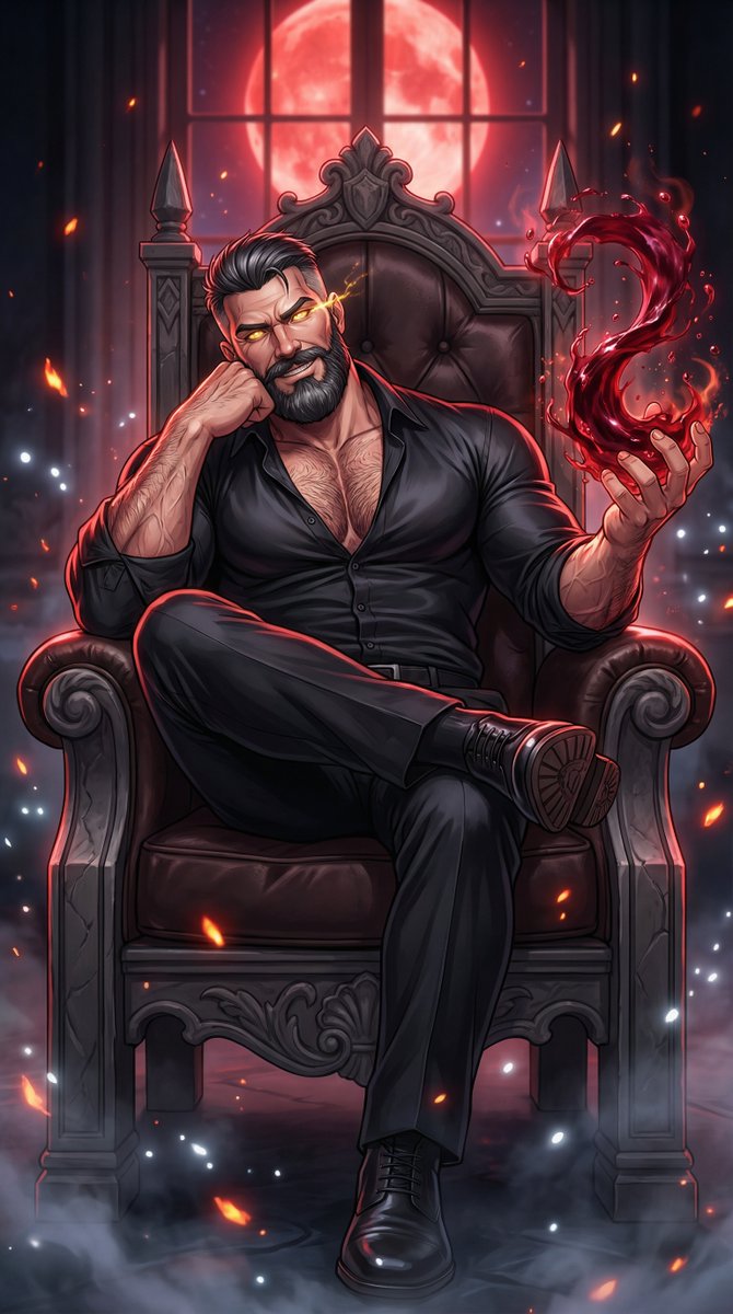 The quiet power of a king who knows exactly what he wants.🍷✨
這氣場真的會讓人直接跪下。

#AIart #fantasyart #characterdesign