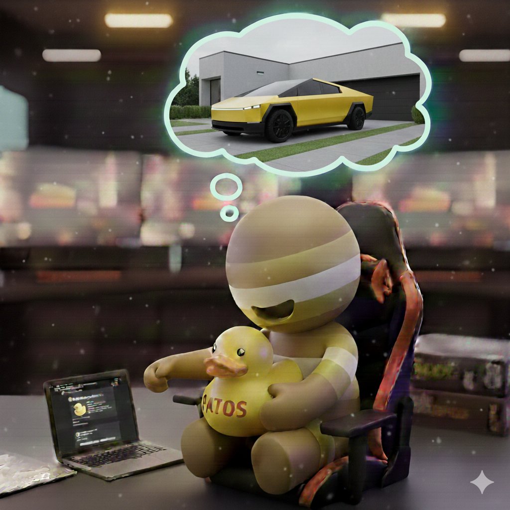 Patos_Meme_Coin's tweet photo. π¦ If your ($PATOS) #CryptoPresale investment returns $1 Million, What Would You Buy? #CryptoDreams
The future is angular, yellow, and profitable. π¦
π #CyberDuck #PatosFuture https://t.co/XHjhH7PcdL