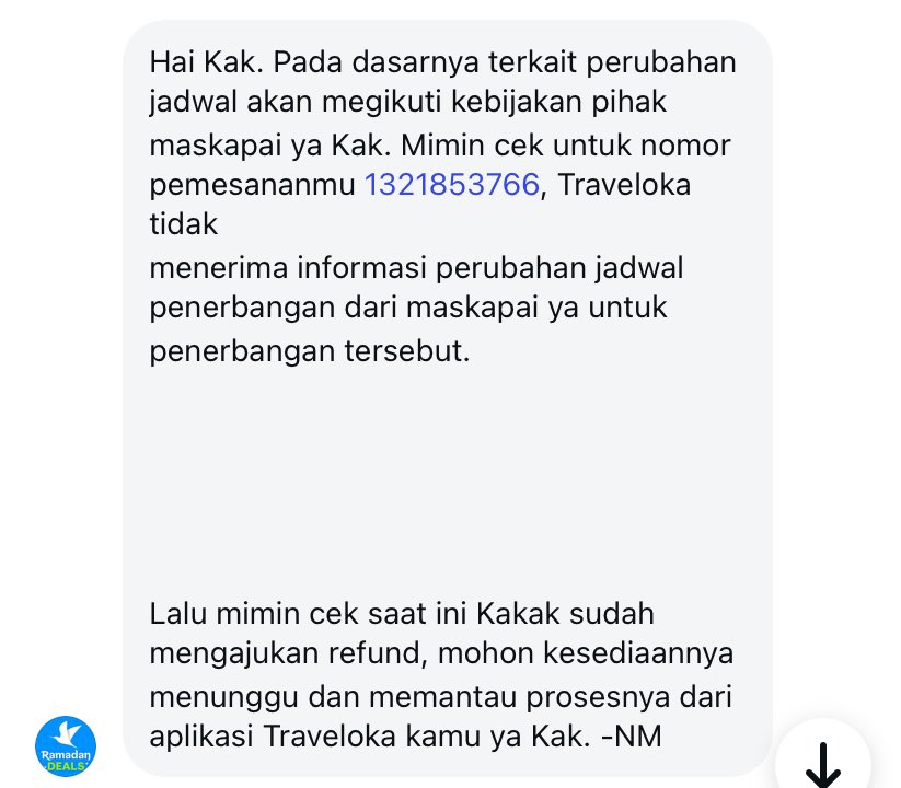 asatathvjk's tweet photo. Nangis bgt sampe bandara di info klau pesawatnya udah terbang tadi pagi, sedangkan jarak rumah ke bandara jalur darat tuh 3,5 jam terus masih pakai jalur laut 30 menit an😭 bahkan aku chat CS traveloka pun mereka bilang ga ada perubahan jadwal😭😭😭

#traveloka #lionair #superjet https://t.co/iJn5Gp5aFS