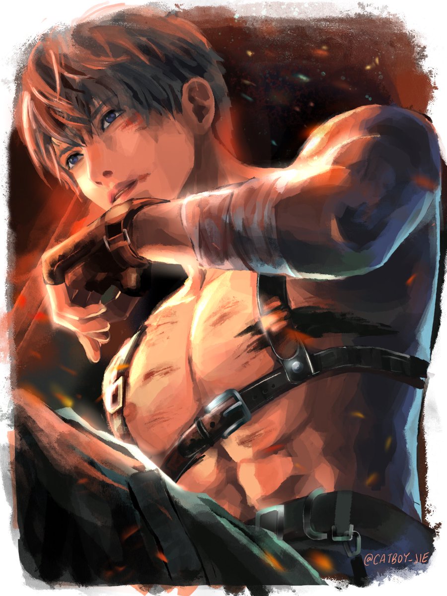 firelit embrace (but the shirt is inversed) ♥️