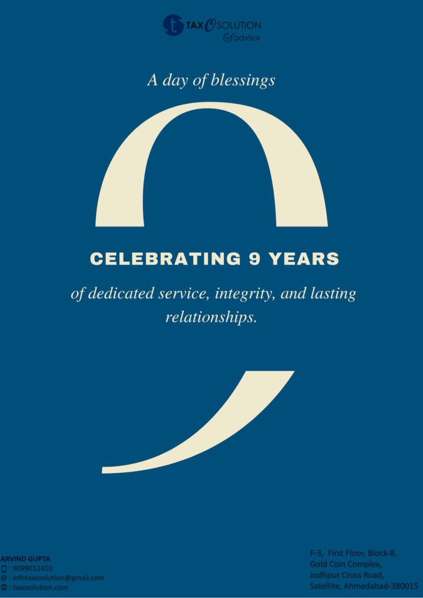 A day of blessings..
#Taxosolution
