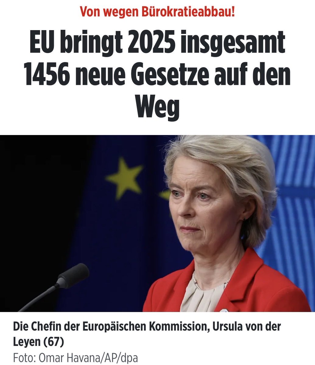 Allein die EU Kommission beschäftigt derzeit 32.000 Mitarbeiter!
Alle EU Institutionen zusammen beschäftigen 60.000 Mitarbeiter!

Natürlich schaffen sie Gesetze. Das nennt sich Daseinsberechtigung.

Die Kommission muss abgeschafft werden!