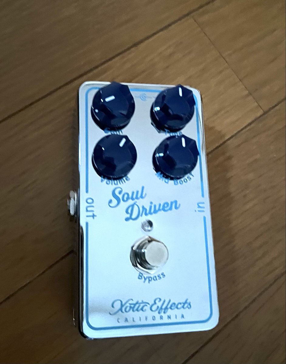 というわけで、正月風邪ひいて買いに行けなかったので、やっとsoul driven入手しました😊
持っている方の動画や実際の演奏、試奏してみてこれだと思いました。自分のギターに合っている気がする👍
