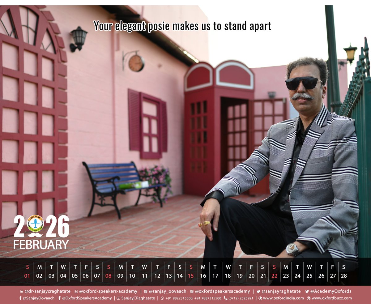 sanjayraghatate's tweet photo. FAB-U-lo-US FEBRUARY

Sharing the FEBRUARY page of the traditional yearly calendar 2026, gifted to me by my loving Angels on my Birthday 2025 https://t.co/GVRvUa9nzq
