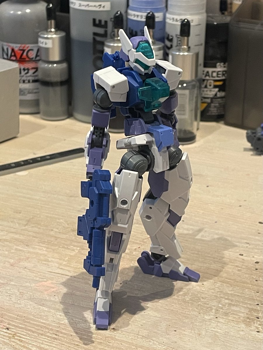 TE6A6PO6RO's tweet image. 【イグライト•零式•量産型•開発中】
早速、BOSSさんの下駄を拝借しました。
あっ、めちゃくちゃ、ええんちゃう😳✨
【使用キット】
•アルト
•フォレスティエリ01or03
•イグライト01
【総評】
多少の加工技術は必要ですが、足首延長しなくても、バランスがよくなりました。
#30MM