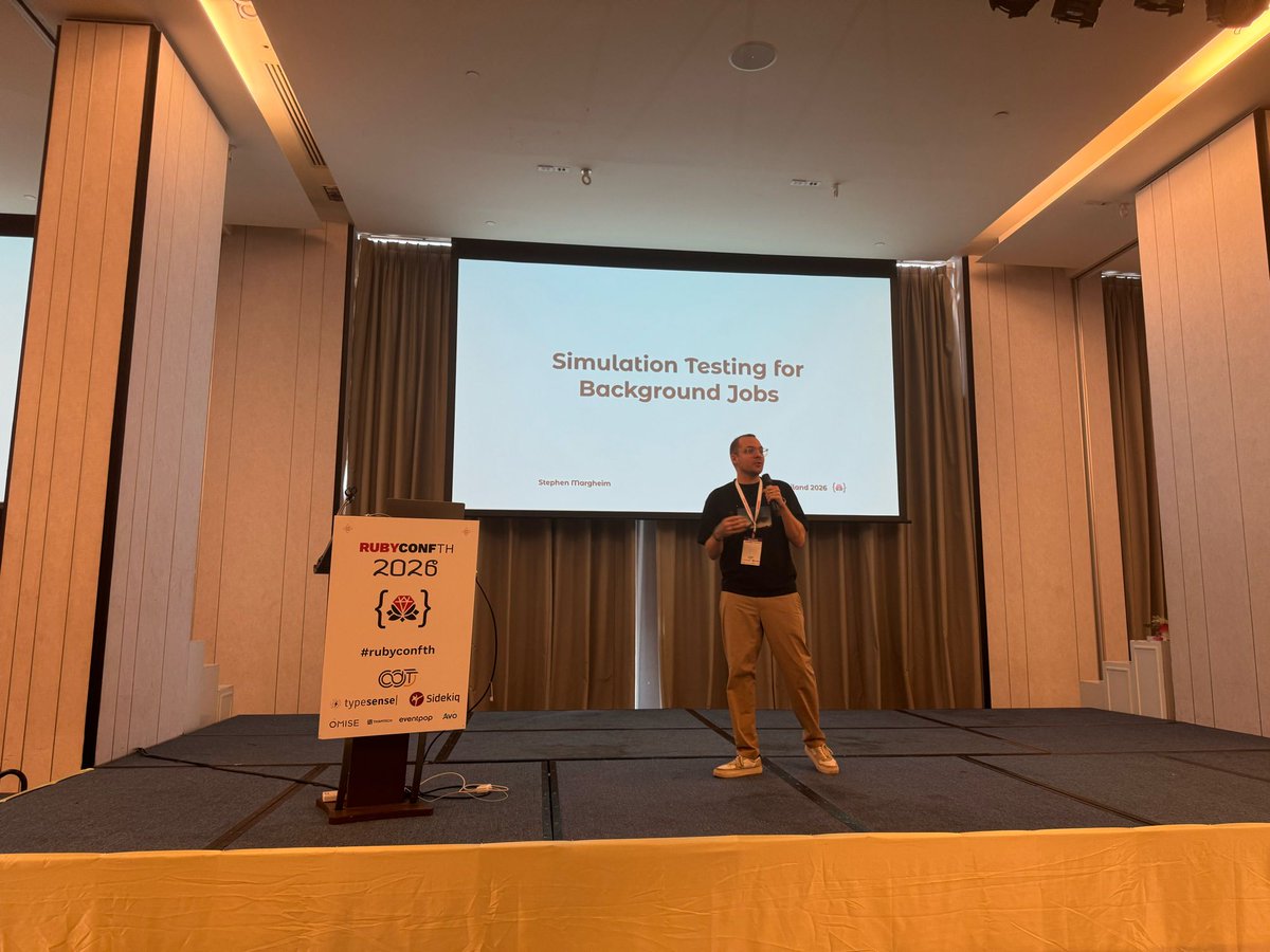 RubyConf Thailand tweet media