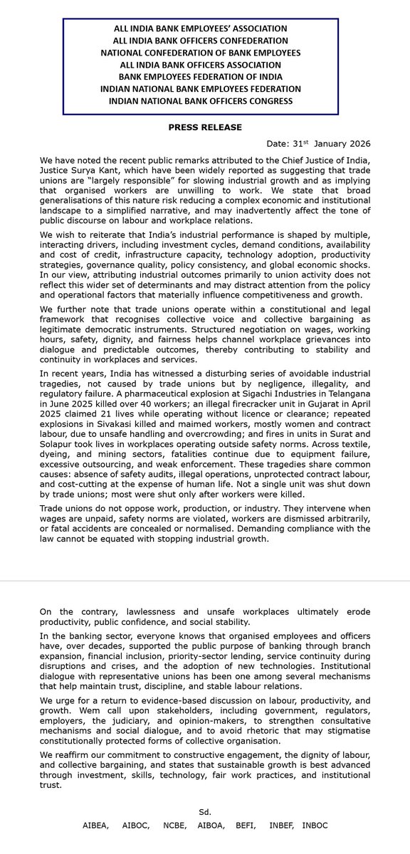 National Confederation of Bank Employees tweet media