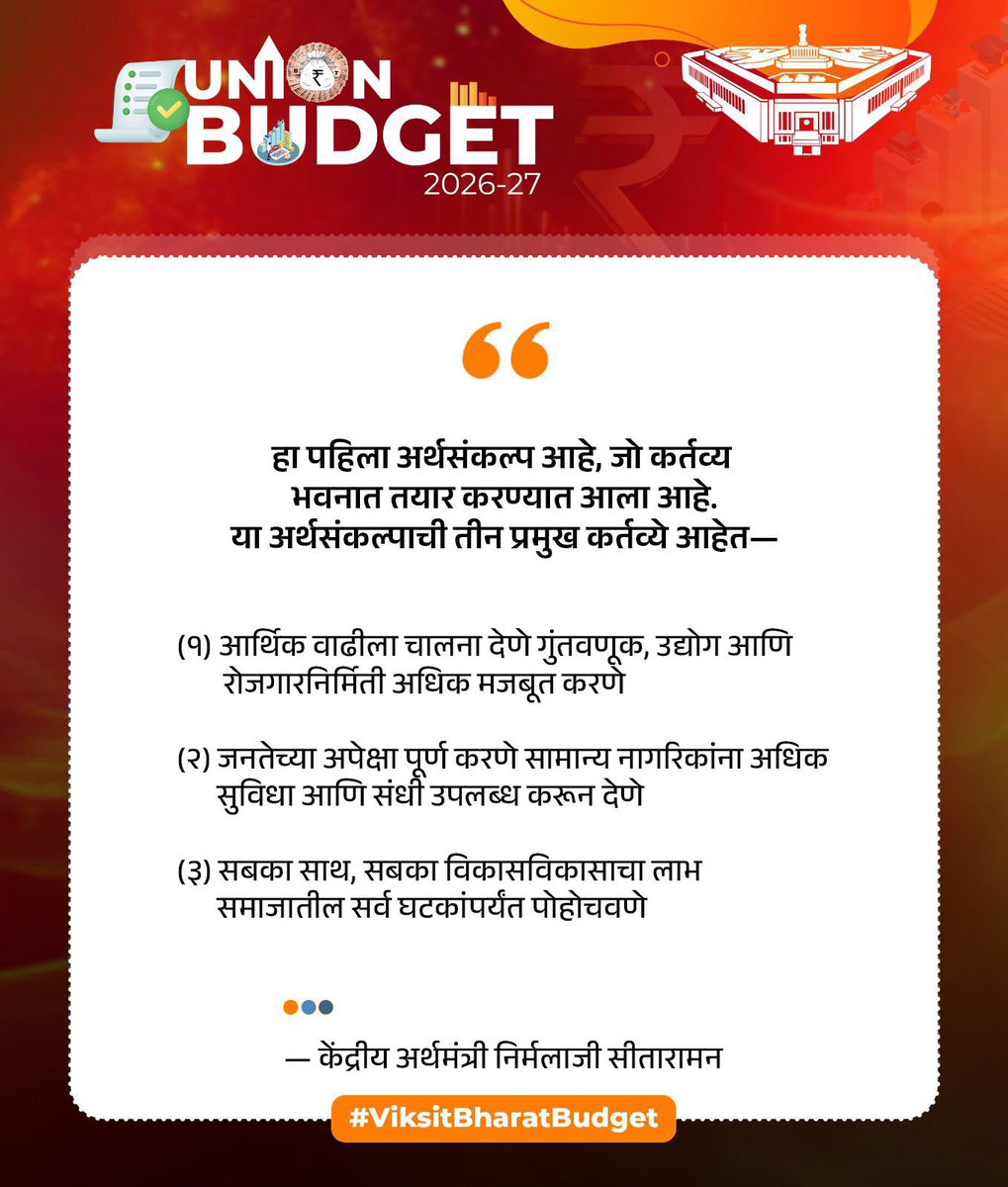 bhadane_ram's tweet photo. #ViksitBharatBudget

@BJP4India @BJP4Maharashtra @nsitharaman @narendramodi https://t.co/k85K1JxE2s