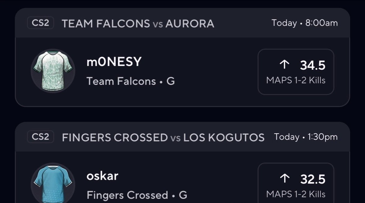 Micheal_parlays's tweet image. Comment "Micheal '
" " if you're tailing
my parlays tonight 

#prizepicks #CS2 #prizepickscsgo #csgo #cs