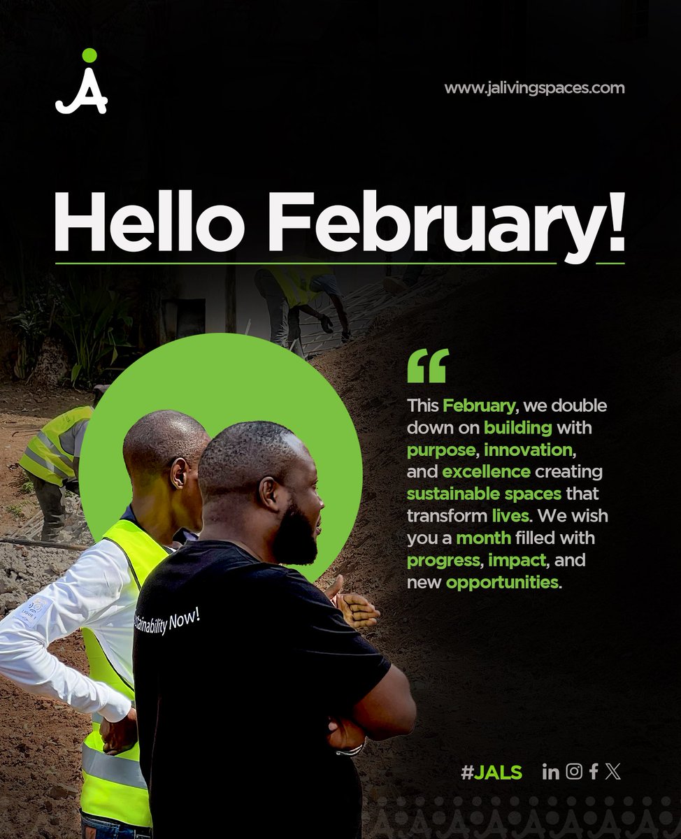 JALivingSpaces's tweet photo. Happy New Month from all of us at JALS☘️
#February
#HappyNewMonth
#JALS
#SustainabilityNow https://t.co/UA2NMAZmQp