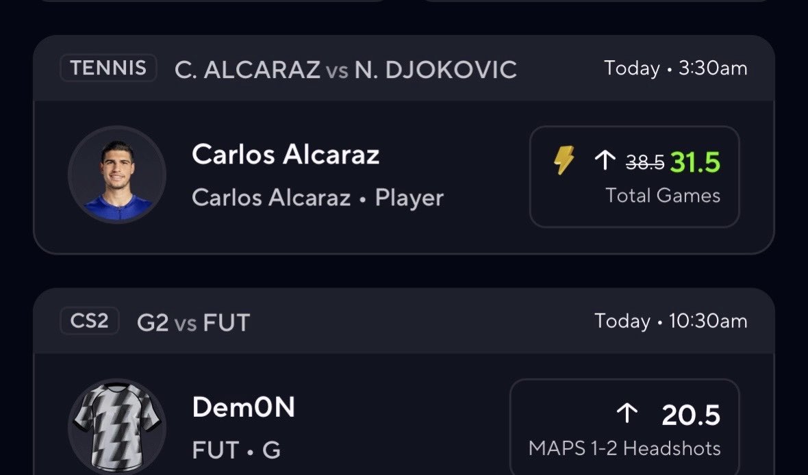 Micheal_parlays's tweet image. Commot bet if you’re tailing 

#prizepicks #CS2 #prizepickscsgo #csgo #cs