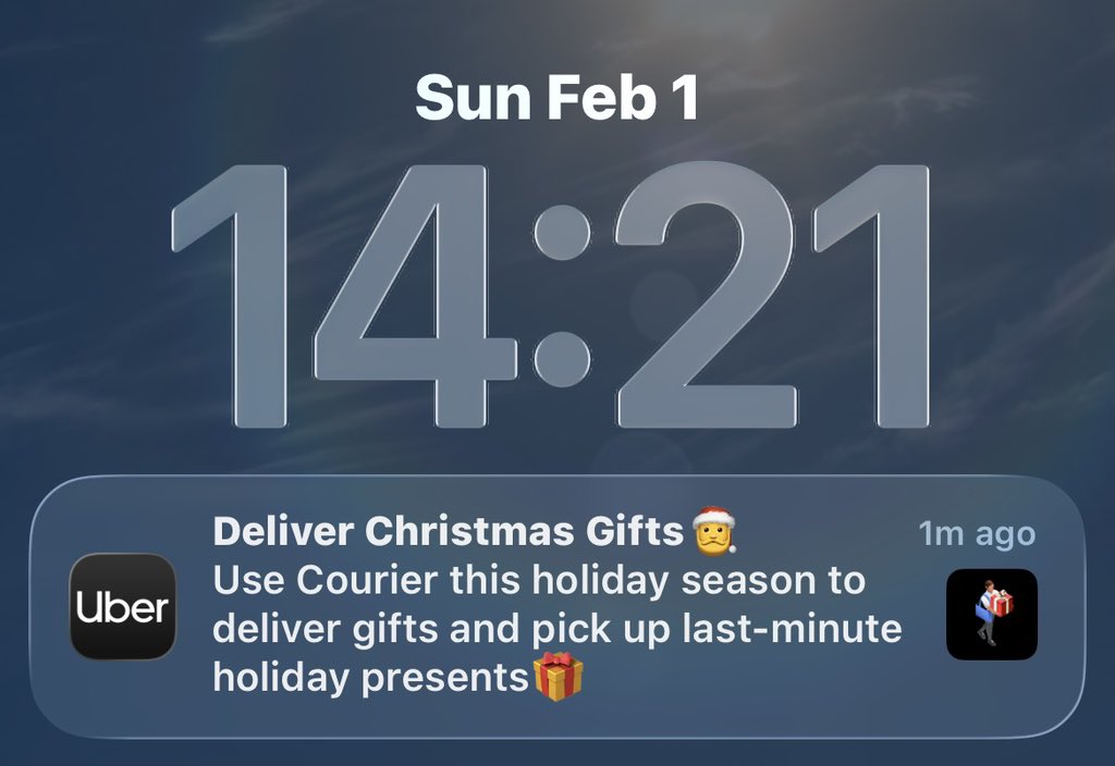 Perhaps a tad too last minute