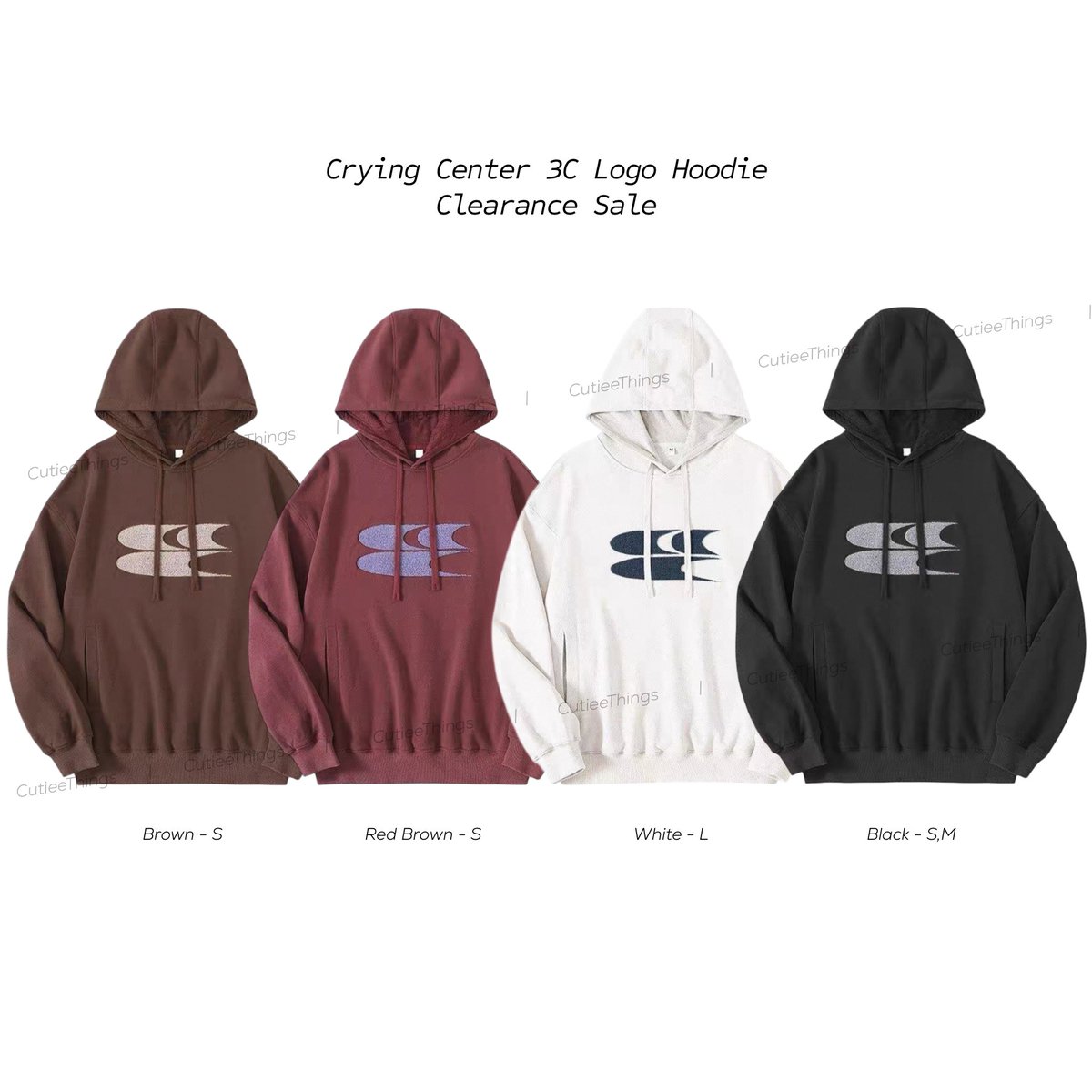 CutieeThings_'s tweet photo. Clearance Sale 📌 ด่วนค่าา 📌

Crying Center 3C Logo Hoodie (รุ่นโลโก้ขน)
สินค้าใหม่ทุกชิ้น เหลือไซส์ตามในรูป

🧺 630฿ (มัดจำ 300฿)

#Cryingcenter #พรีจีน https://t.co/Xh0qhsfCr8