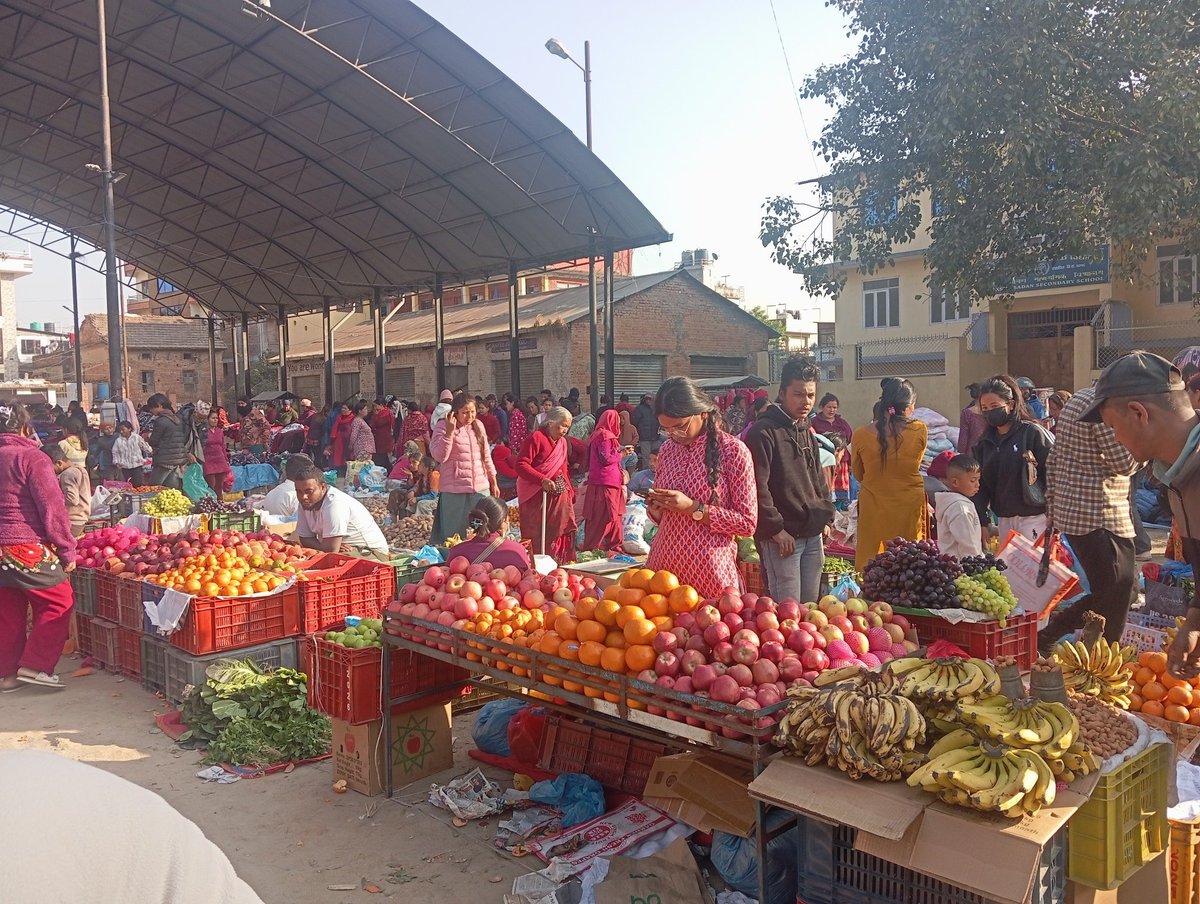 DhakalSaurav's tweet photo. @Ankalabaram89 @AmritaLamsal @dadyuncleOops @KhadkaBhupendra @Dahal_Shankar @KARESAorg @Storycycle @gbudhathoki @laxmanKarki1 @Beepuluv @parmeshwarjhaa @unhabitatnepal @Reshu1977 @AmPyakuryal @allianceforfood @baabajee @BhushanTuladhar @prajdhan @sankuchy @NepalLiveToday @BrennaQuinlan @NepaliTimes @narayanwagle @kathmandupost @saralagautam1 @ToshimaKarkiDr @devkotasubash @theHRMNepal @Mayors4Climate @UniMelb @pracharyz @nepalrajan @nepalibabuu @mukesh_Sindhuli @baral_ujjwal @DandaGurung @lnghimire @aashisjo @amritna @AnupKBaral @arapilkc @tweetsudhan @kanchan_jha @setopati @sudeepshree @bishwaprakash77 @PrakashAjaat @Bipendraa फुटपाथ हाेइन ।
हाट लगाउने सार्वजनिक ठाउ खाेजेकाे । #LocalMarketSystem #Nepal
बनेपाको लायकु दरबारमा प्रत्येक शुक्रबार हुने गरेको स्थानीय हाट बजार। https://t.co/1ABXWs8Pma