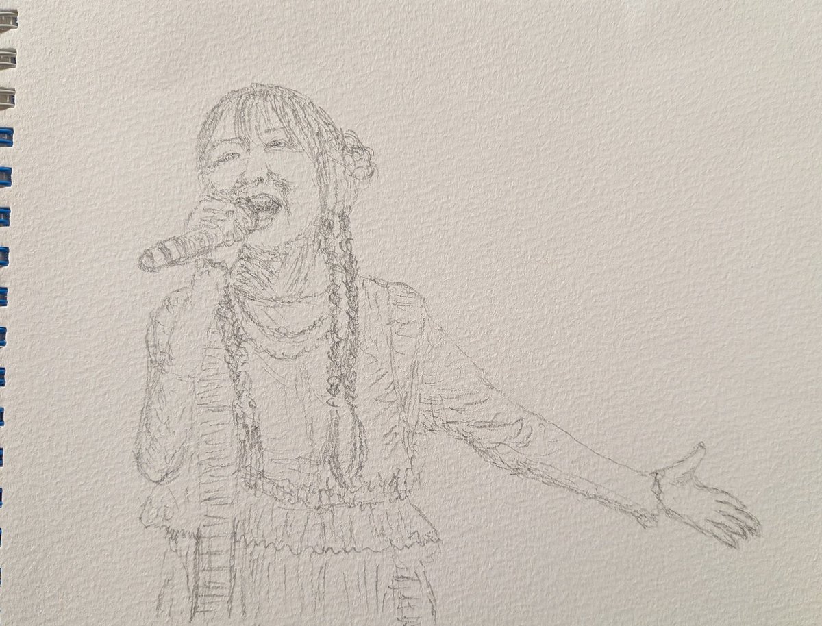 今日の15時頃から描き始めたのですが、Nanaoさんに見えるかな？明日から金曜まで仕事なのでできるだけ今日中に仕上げるつもりです😊