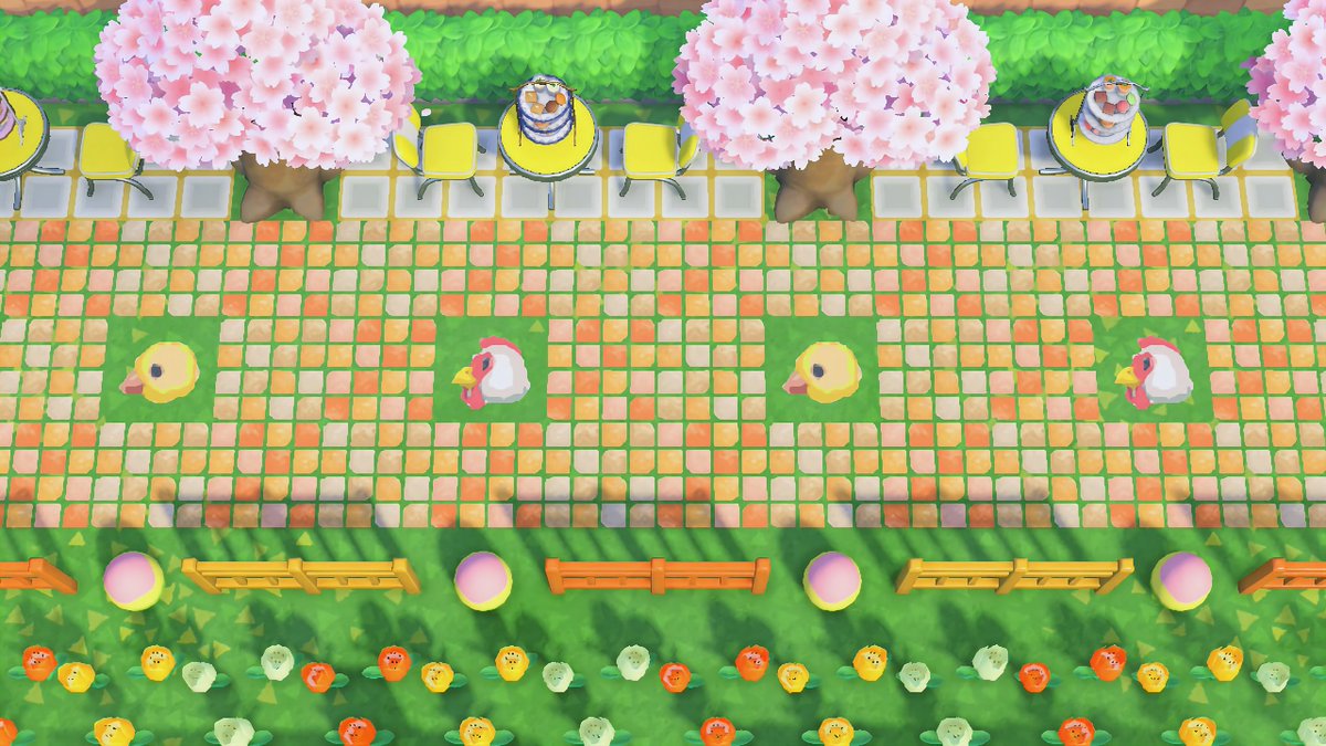 oiceena_'s tweet photo. いつも心に目玉焼きを🍳(？)
🥚🐥🐓🌸

#AnimalCrossing 
#ACNH #あつ森 https://t.co/ML30Db9x2g