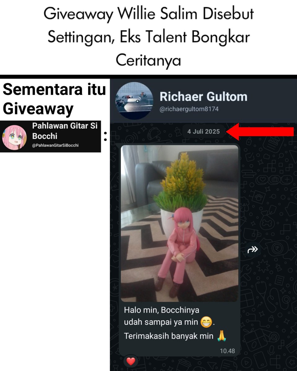 pgsb_id's tweet photo. Semua giveaway yang mimin adakan 100% REAL DAN TIDAK DIPUNGUT BIAYA APAPUN. https://t.co/pIyFHrgvhE