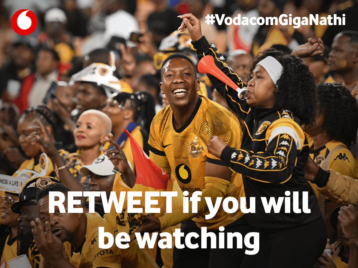 Amakhosi are back at home for the return fixture, at the Moses Mabhida Stadium in Durban.

Retweet if you will be watching and you might score a Kaizer Chiefs jersey, courtesy of <a href="/Vodacom/">Vodacom</a>



#VodacomGiganathi
