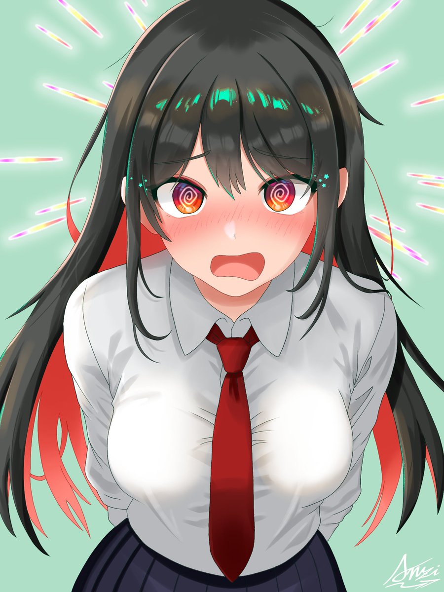 (き…急に何…！？秘密なことって、まさか…！)
#マヨチュー #ファンアート
#雨月しのぶ生誕祭