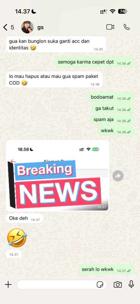 blueeb3rryy's tweet image. Gaes dia ganti foto gua buat nomernya dia, hati hati ges sama nomer ini, ini foto gua tp dijadiin pp sama dia, dia jg ngancem buat gofood dsb, hati2 sama nomer ini, kmrn dia pake alamat dan nomer ini buat nipunya 0889-7664-5937 &amp;amp; 085890152376 #gestun #zonauang